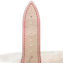 フランクミュラー FRANCK MULLER マスタースクエア 6000 H用 クロコバンド レッド クロコダイル 腕時計パーツ 純正 替え シャイニー 艶 26mm レッド 赤