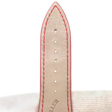 フランクミュラー FRANCK MULLER マスタースクエア 6000 H用 クロコバンド レッド クロコダイル 腕時計パーツ 純正 替え シャイニー 艶 26mm レッド 赤