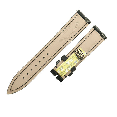 フランクミュラー FRANCK MULLER トノウカーベックス 7500/7502用 クロコバンド ブラック クロコダイル 腕時計パーツ 未使用 純正 替え ショート 16mm ブラック 黒