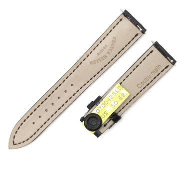 フランクミュラー FRANCK MULLER トノウカーベックス 7500/7502用 クロコバンド ブラック クロコダイル 腕時計パーツ 未使用 純正 替え ショート 16mm ブラック 黒