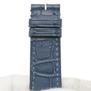 フランクミュラー FRANCK MULLER ロングアイランド(950~)/マスタースクエア(6002S)用 クロコバンド ネイビー クロコダイル 腕時計パーツ 未使用 純正 18mm 紺