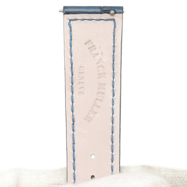 フランクミュラー FRANCK MULLER ロングアイランド(950~)/マスタースクエア(6002S)用 クロコバンド ネイビー クロコダイル 腕時計パーツ 未使用 純正 18mm 紺