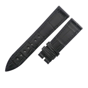 フランクミュラー FRANCK MULLER ロングアイランド(950~)/マスタースクエア(6002S)用 クロコバンド ブラック クロコダイル 腕時計パーツ 未使用 純正 18mm 黒