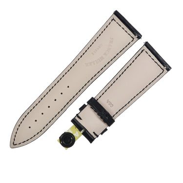 フランクミュラー FRANCK MULLER マスタースクエア 6002M用 クロコバンド ブラック クロコダイル 腕時計パーツ 未使用 純正 ベルト シャイニー 艶あり 23mm 黒