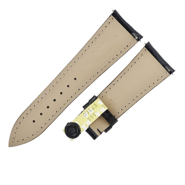 フランクミュラー FRANCK MULLER トノウカーベックス 8889用 クロコバンド ブラック クロコダイル 腕時計パーツ 未使用 純正 ショート シャイニー 24mm ブラック 黒