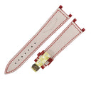 フランクミュラー FRANCK MULLER ダブルミステリー DM(42mm)用 クロコバンド レッド クロコダイル 腕時計パーツ 未使用 純正 替え シャイニー 20mm レッド 赤