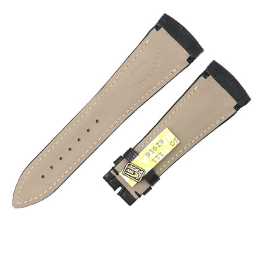 フランクミュラー FRANCK MULLER トノウカーベックス 9080/9880用 クロコバンド ブラック クロコダイル 腕時計パーツ 未使用 純正 替え ロング 24mm ブラック 黒