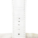 フランクミュラー FRANCK MULLER トノウカーベックス 9080/9880用 クロコバンド ホワイト クロコダイル 腕時計パーツ 未使用 純正 替え ロング 24mm ホワイト 白