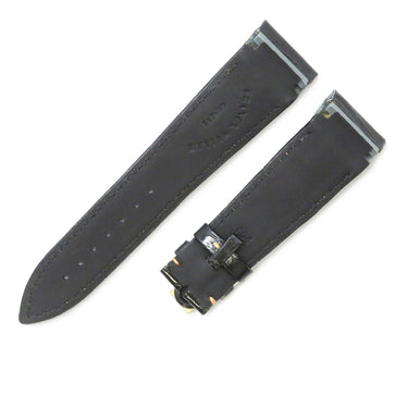 フランクミュラー FRANCK MULLER コンキスタドール グランプリ 8900用 クロコバンド ブラック クロコダイル 腕時計パーツ 未使用 純正 ベルト ロング 22mm 黒