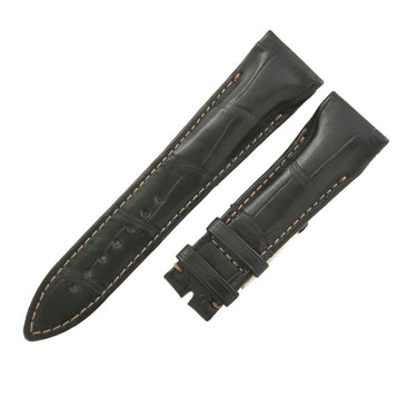 フランクミュラー FRANCK MULLER コンキスタドール グランプリ 8900用 クロコバンド ブラック クロコダイル 腕時計パーツ 未使用 純正 ベルト ロング 22mm 黒