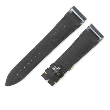 フランクミュラー FRANCK MULLER コンキスタドール グランプリ 8900用 クロコバンド ブラック クロコダイル 腕時計パーツ 未使用 純正 ベルト ロング 22mm 黒