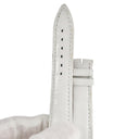 フランクミュラー FRANCK MULLER トノウカーベックス 6850用 クロコバンド ホワイト クロコダイル 腕時計パーツ 未使用 純正 替え ベルト ショート 19mm ホワイト白