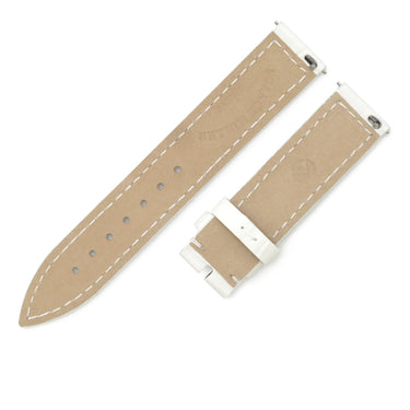 フランクミュラー FRANCK MULLER ロングアイランド 900/902用 クロコバンド ホワイト クロコダイル 腕時計パーツ 未使用 純正 替え ベルト マット 16mm 白