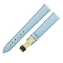 フランクミュラー FRANCK MULLER トノウカーベックス 1752 クロコバンド ブルー クロコダイル 腕時計パーツ 未使用 純正 ショート マット 14mm ブルー