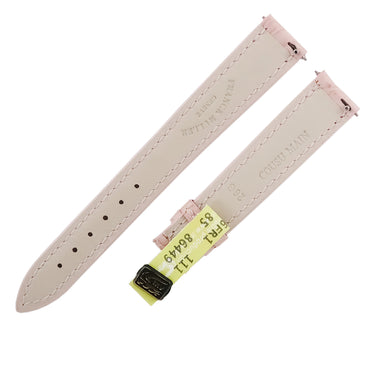 フランクミュラー FRANCK MULLER トノウカーベックス 1752 クロコバンド ピンク クロコダイル 腕時計パーツ 未使用 純正 ショート マット 14mm ピンク