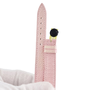 フランクミュラー FRANCK MULLER トノウカーベックス 1752 クロコバンド ピンク クロコダイル 腕時計パーツ 未使用 純正 ショート マット 14mm ピンク