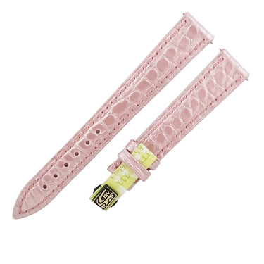 フランクミュラー FRANCK MULLER トノウカーベックス 1752 クロコバンド ピンク クロコダイル 腕時計パーツ 未使用 純正 ショート シャイニー 14mm ピンク