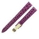 フランクミュラー FRANCK MULLER トノウカーベックス 1752 クロコバンド パープル クロコダイル 腕時計パーツ 未使用 純正 ロング シャイニー 14mm パープル 紫