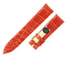 フランクミュラー FRANCK MULLER ラウンド 8035用 クロコバンド レッド クロコダイル 腕時計パーツ 未使用 純正 ベルト ショート シャイニー 17mm レッド 赤