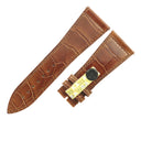 フランクミュラー FRANCK MULLER マスタースクエア 6000 H用 クロコバンド ブラウン クロコダイル 腕時計パーツ 未使用 純正 替え シャイニー 艶 26mm ブラウン 茶