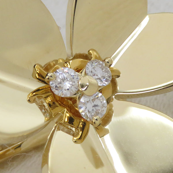 ヴァンクリーフアーペル Van Cleef & Arpels フリヴォル ラージ VCARB65900 イエローゴールド K18YG ダイヤモンド ピアス 18K 750YG 3石