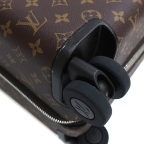 ルイヴィトン LOUIS VUITTON スーツケース ホライゾン 55 M23203 モノグラム モノグラムキャンバス キャリーバッグ シルバー金具 茶 スーツケース TSAロック 4輪