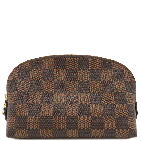 ルイヴィトン LOUIS VUITTON ポシェット コスメティック PM N47516 ダミエエベヌ ダミエキャンバス ポーチ ゴールド金具 茶 化粧ポーチ 小物入れ