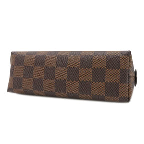 ルイヴィトン LOUIS VUITTON ポシェット コスメティック PM N47516 ダミエエベヌ ダミエキャンバス ポーチ ゴールド金具 茶 化粧ポーチ 小物入れ