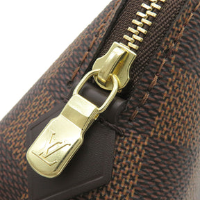 ルイヴィトン LOUIS VUITTON ポシェット コスメティック PM N47516 ダミエエベヌ ダミエキャンバス ポーチ ゴールド金具 茶 化粧ポーチ 小物入れ