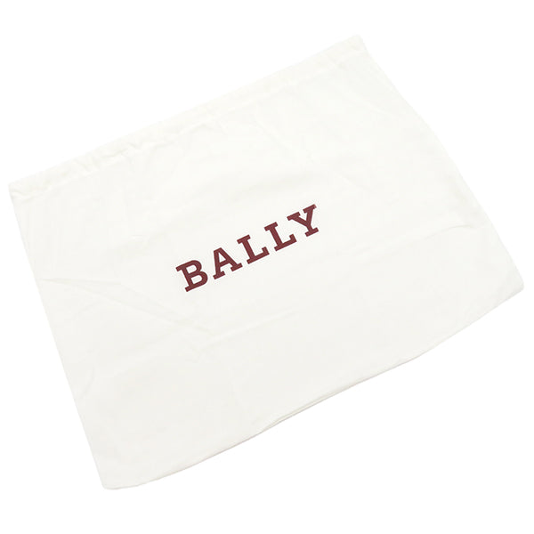 バリー BALLY レザー ネイビー レザー クラッチバッグ シルバー金具 紺 ストライプ