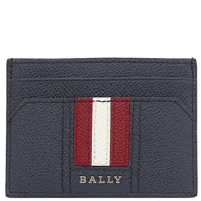 バリー BALLY THAR SMOKEGREY レザー カードケース シルバー金具 カード入れ 新品 未使用