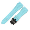 クストス CVSTOS チャレンジ用 ラバーバンド ブルー ラバー ステンレススチール 腕時計パーツ 純正 ラバー ベルト ストラップ バンド 純正SS製バックル付き 22mm 青 水色
