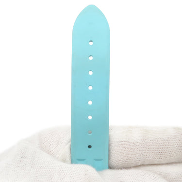 クストス CVSTOS チャレンジ用 ラバーバンド ブルー ラバー ステンレススチール 腕時計パーツ 純正 ラバー ベルト ストラップ バンド 純正SS製バックル付き 22mm 青 水色