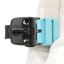 クストス CVSTOS チャレンジ用 ラバーバンド ブルー ラバー ステンレススチール 腕時計パーツ 純正 ラバー ベルト ストラップ バンド 純正SS製バックル付き 22mm 青 水色