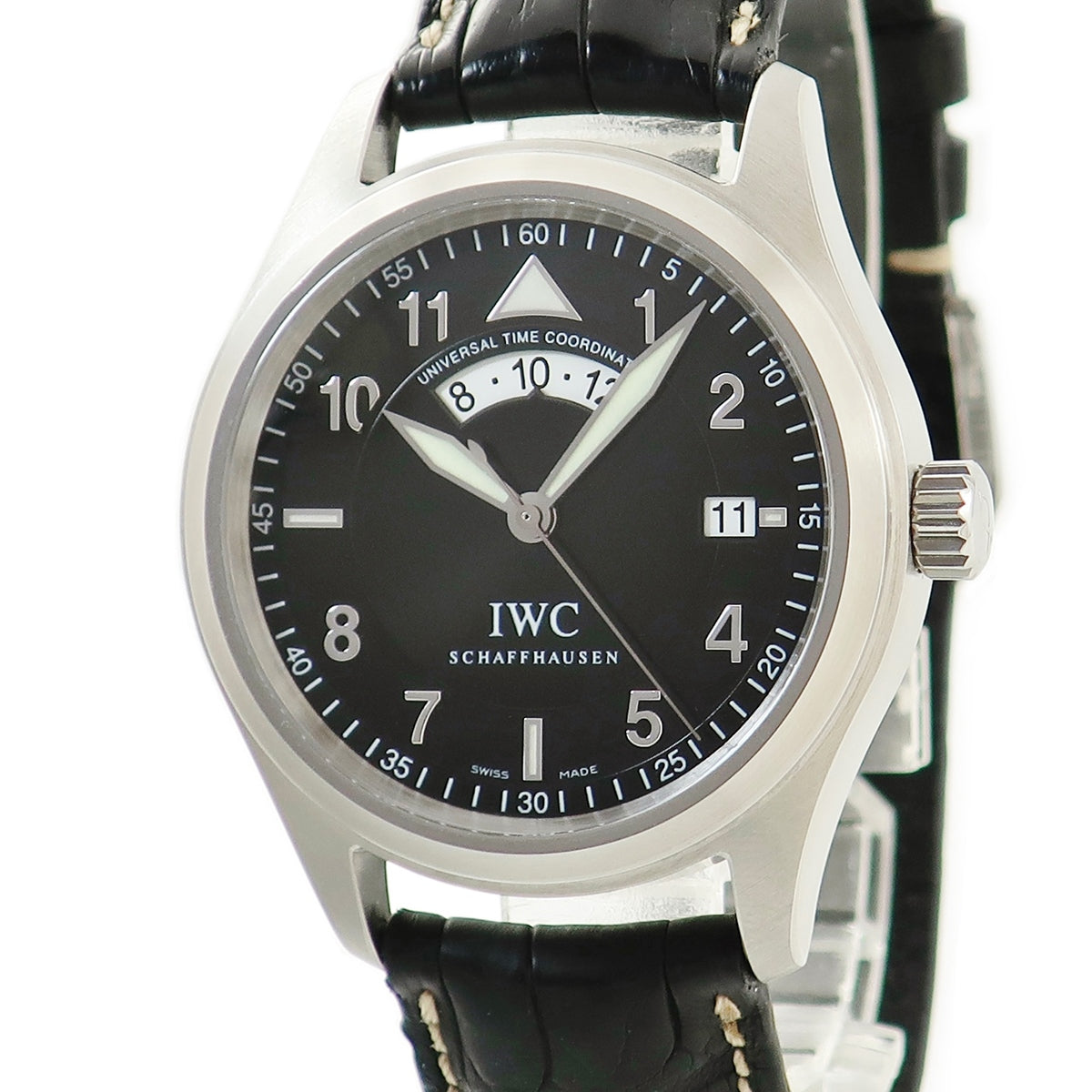 IWC IWC パイロット スピットファイアー UTC IW325105 自動巻き メンズ ブラック