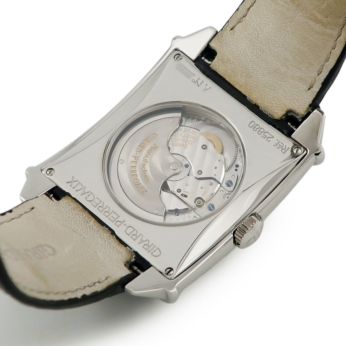 ジラールペルゴ GIRARD PERREGAUX ヴィンテージ1945 XXL スモールセコンド 25880-11-221-BB6A 自動巻き メンズ グレー アラビア スクエア