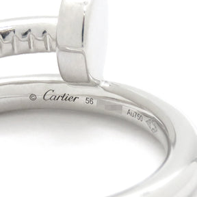 カルティエ Cartier ジュストアンクル リング B4099256 ホワイトゴールド K18WG #56(JP16) リング 指輪 Au750 WG