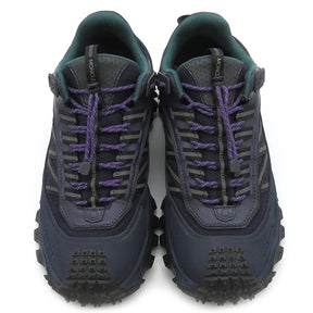 モンクレール MONCLER Trailgrip GTX 4m00010 ネイビー系 ポリアミド EVAミッドソール #41 スニーカー ネイビー 黒 ローカット ゴアテックス