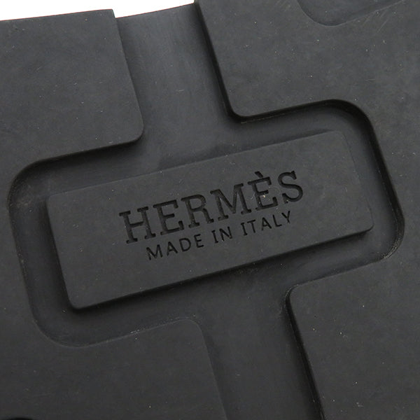 エルメス HERMES リフレックス 181354Z カーフ #43.5 サンダル フラットサンダル 茶