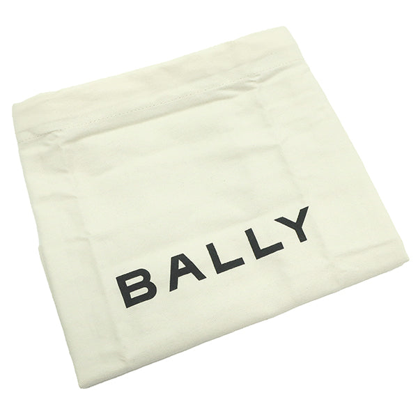 バリー BALLY リボンS ウォッシュバッグ 6305026 ブラック グレインレザー セカンドバッグ シルバー金具 新品 未使用 黒