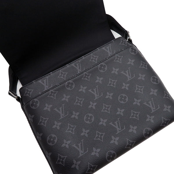 ルイヴィトン LOUIS VUITTON ディストリクト PM NV3 M46255 モノグラムエクリプス モノグラムエクリプスキャンバス  ショルダーバッグ シルバー金具 黒 グレー