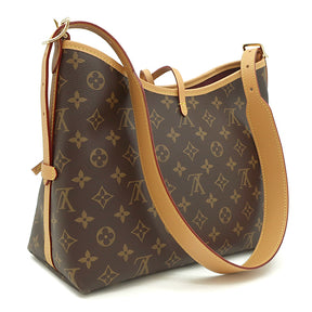 ルイヴィトン LOUIS VUITTON キャリーオール NM PM M46203 モノグラム モノグラムキャンバス ショルダーバッグ ゴールド金具 新品 未使用 茶