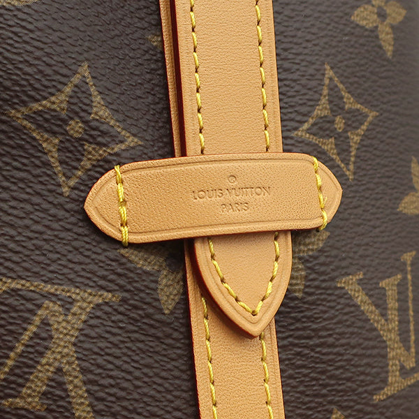 ルイヴィトン LOUIS VUITTON キャリーオール NM PM M46203 モノグラム モノグラムキャンバス ショルダーバッグ ゴールド金具 新品 未使用 茶