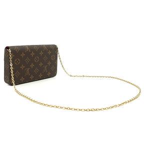 ルイヴィトン LOUIS VUITTON ポシェット フェリシー M81896 モノグラム モノグラムキャンバス チェーンウォレット ゴールド金具 新品 未使用 茶 チェーンショルダー