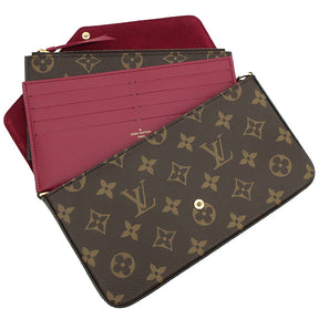 ルイヴィトン LOUIS VUITTON ポシェット フェリシー M81896 モノグラム モノグラムキャンバス チェーンウォレット ゴールド金具 新品 未使用 茶 チェーンショルダー