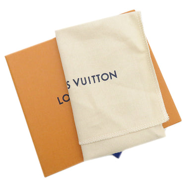 ルイヴィトン LOUIS VUITTON ポルトフォイユ リサ M83587 ブルーオランプ モノグラムアンプラント 二つ折り財布 ゴールド金具 水色 新品 未使用