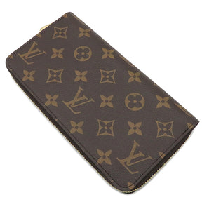 ルイヴィトン LOUIS VUITTON ジッピー ウォレット M42616 モノグラム モノグラムキャンバス 長財布 ゴールド金具 茶 ラウンドファスナー