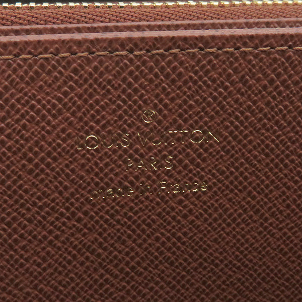 ルイヴィトン LOUIS VUITTON ジッピー ウォレット M42616 モノグラム モノグラムキャンバス 長財布 ゴールド金具 茶 ラウンドファスナー