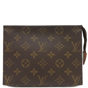 ルイヴィトン LOUIS VUITTON ポシェット トワレット 19 M47544 モノグラム モノグラムキャンバス ポーチ ゴールド金具 茶 化粧ポーチ 小物入れ