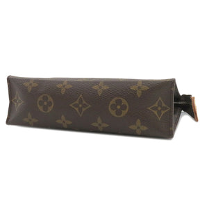 ルイヴィトン LOUIS VUITTON ポシェット トワレット 19 M47544 モノグラム モノグラムキャンバス ポーチ ゴールド金具 茶 化粧ポーチ 小物入れ